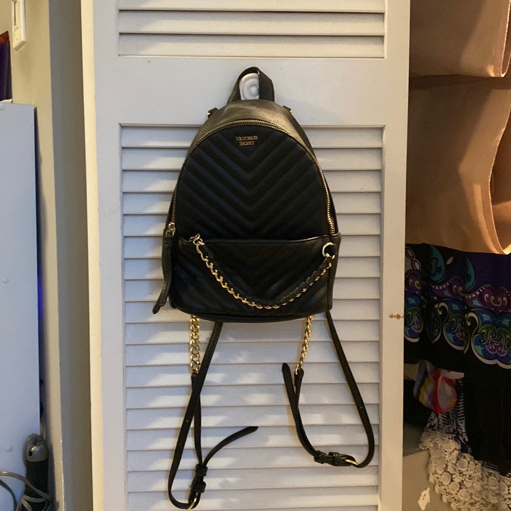 Victoria’s Secret black backpack